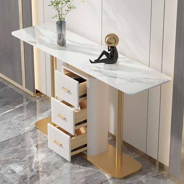 Console Table With Drawers