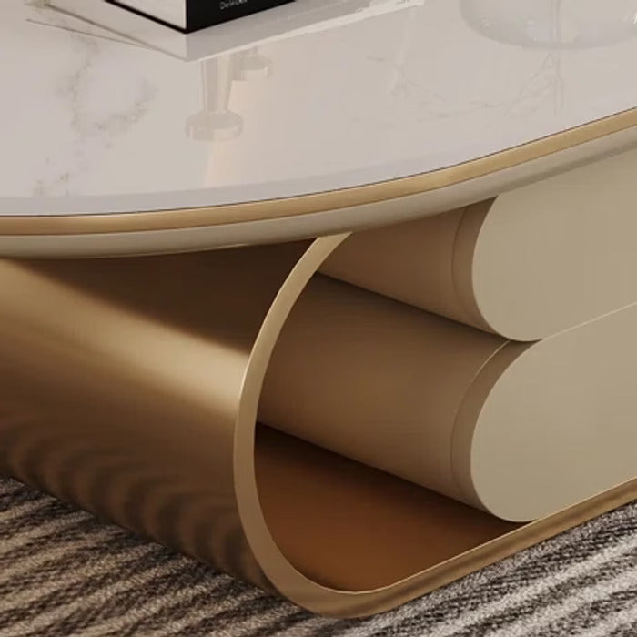 Luxe Nesting Center Table With Dual Drawer