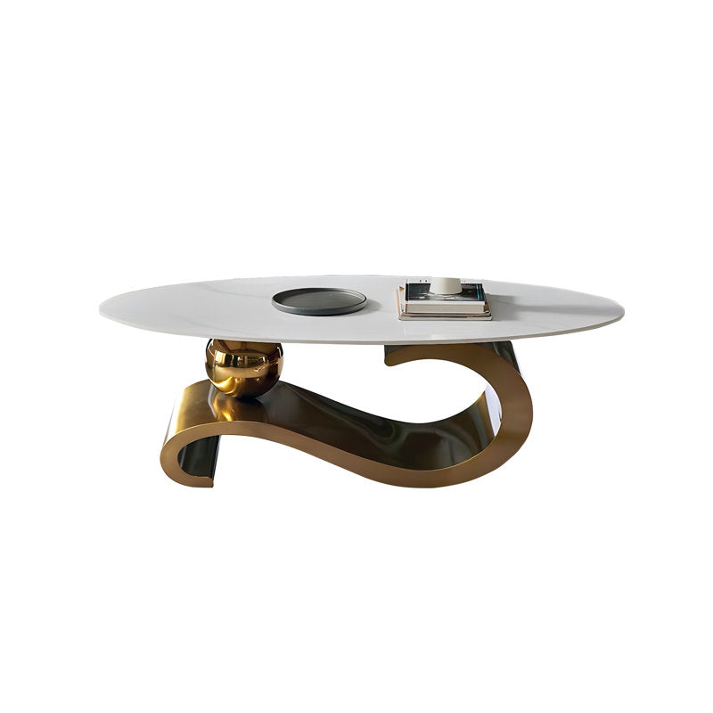 Luxury Oval Coffee Table