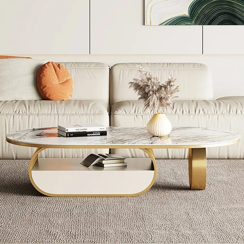 Marble Storage Center Table