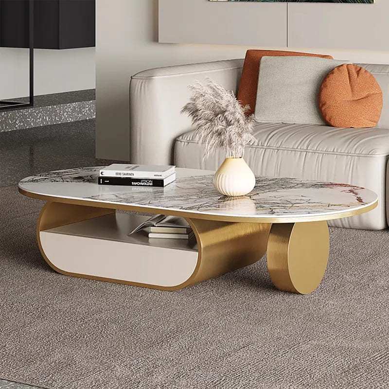 Marble Storage Center Table