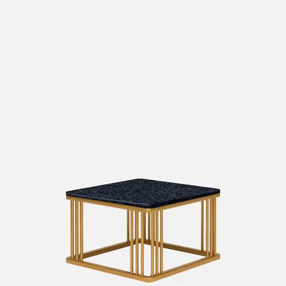 Nesting Table Set Black/White Marble