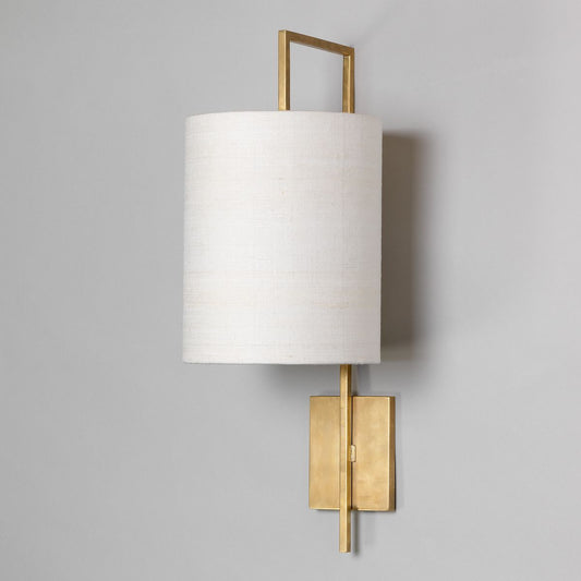 wall lamp with fabric shade