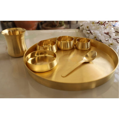 brass thali