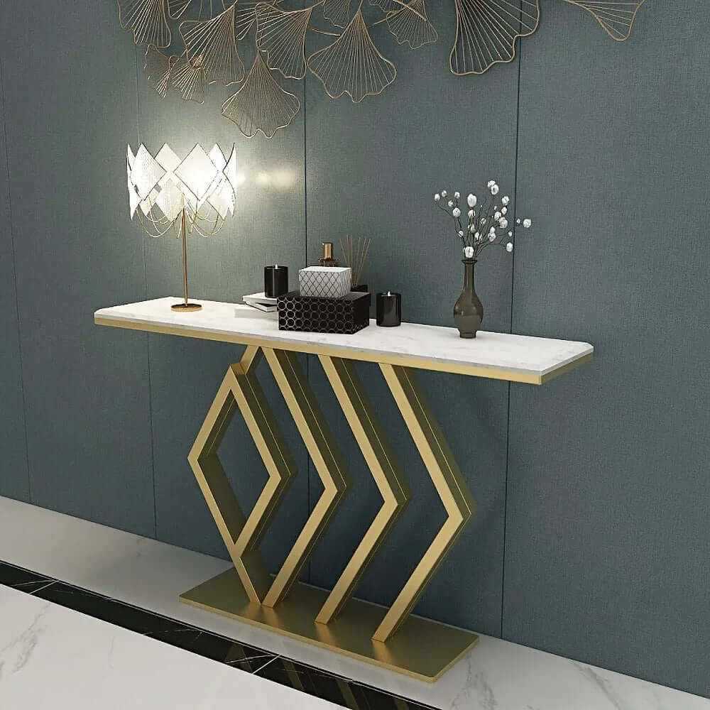 Space saving entryway table