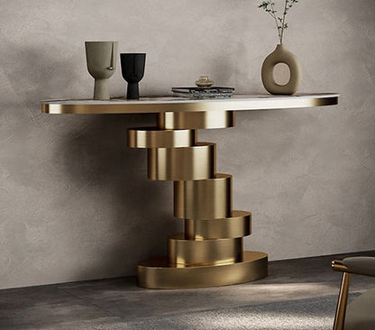 Floating Disc Console Table