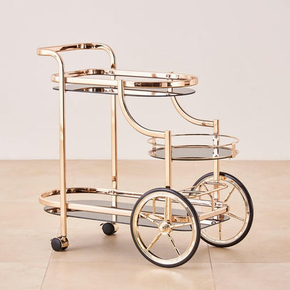 Glass Kitchen Trolley