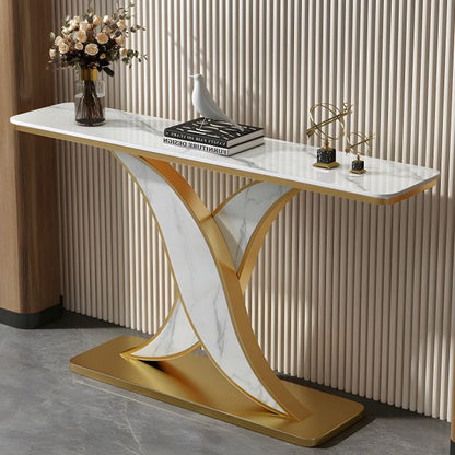 Gold Console Table