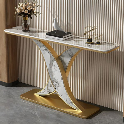 Gold Console Table