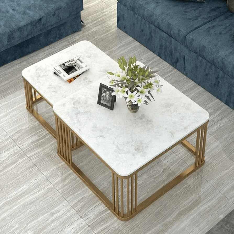 Modern nesting coffee table set