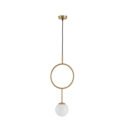 Gold Platted Hanging Light