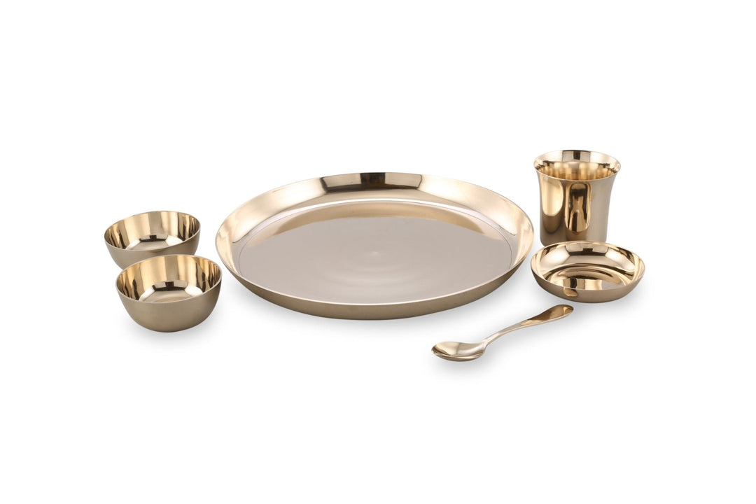 bronze dinner set