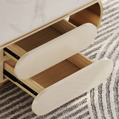Luxe Nesting Center Table With Dual Drawer