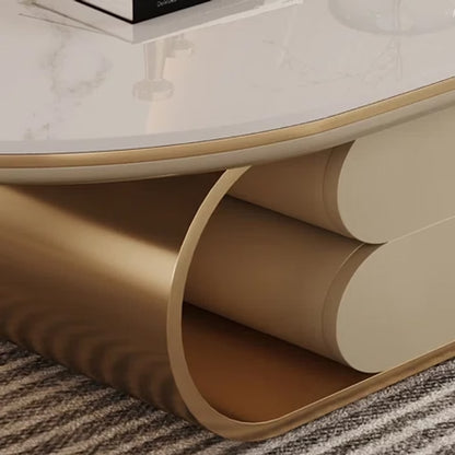 Luxe Nesting Center Table With Dual Drawer