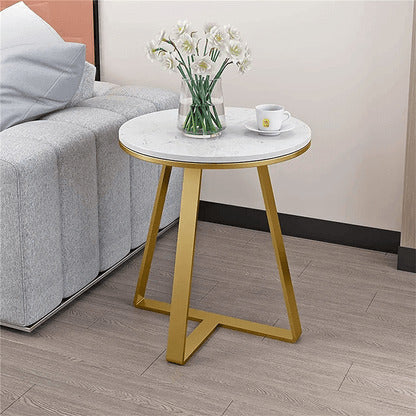 Gold side table