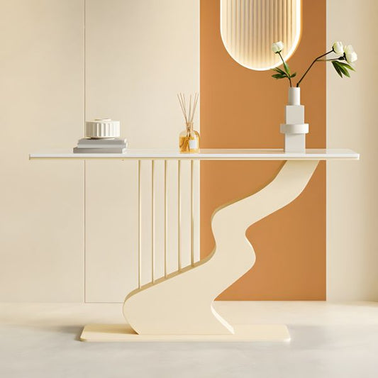Marble top console table