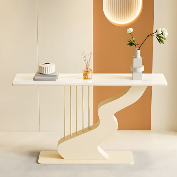 Marble Top Console Table