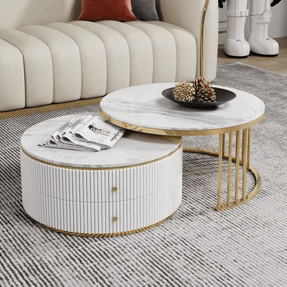 Round Nesting Coffee Table