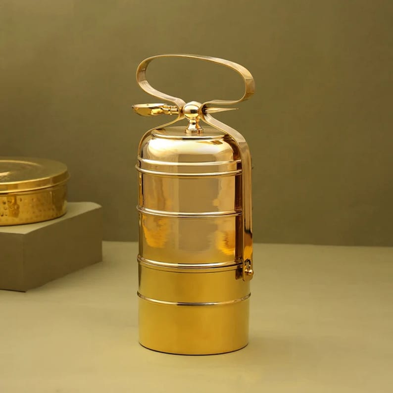 Brass Lunch Box