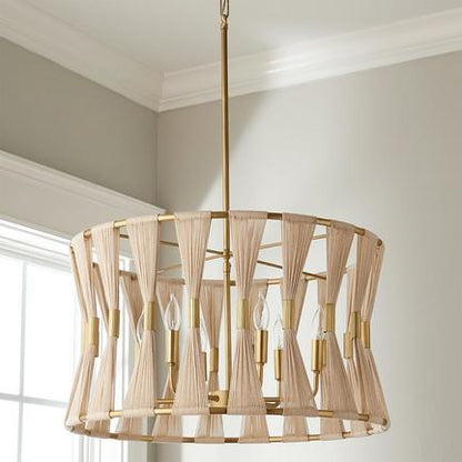 Artistic twist string chandelier by Easycraft,