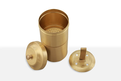 Brass Coffee Filter |Coffee Dabra Cup and Bowl Set