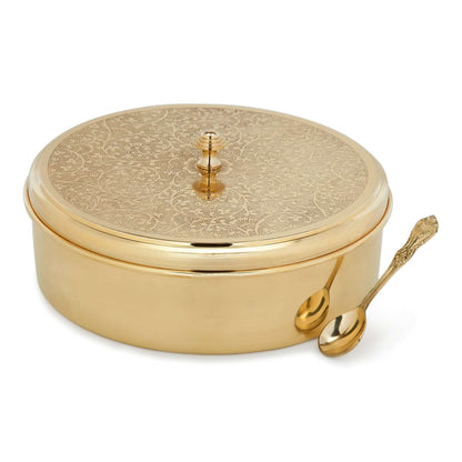 Brass Masala box with container