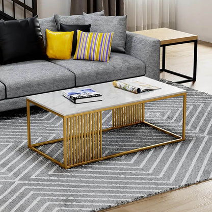 Rectangular Coffee Table Gold