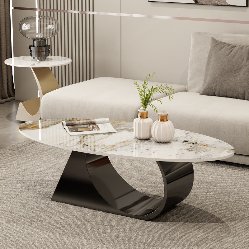 Oval Center Table |Black